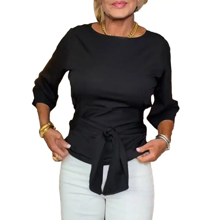 Daria™ | Stijlvolle Strik Taille Top