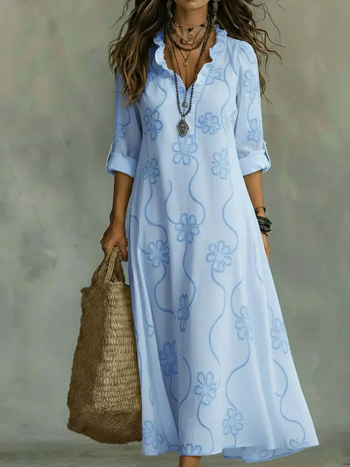 Sienna™ | Buikcamouflerende Bloemen Zomerjurk