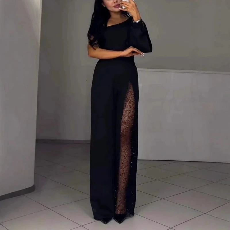 Ines™ | Moderne jumpsuit met wijde pijpen