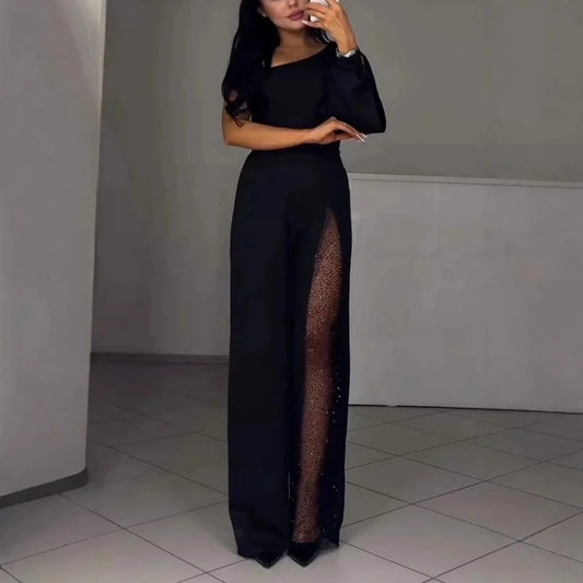Ines™ | Moderne jumpsuit met wijde pijpen