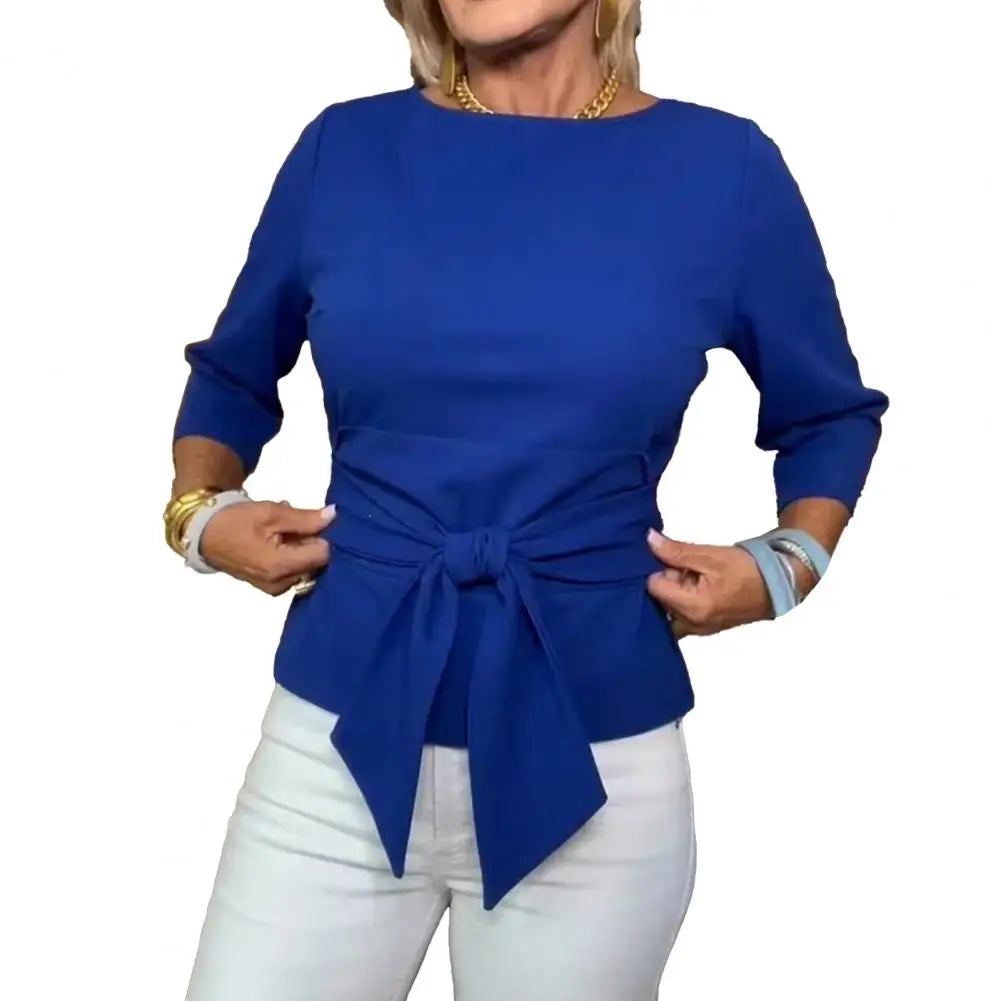 Daria™ | Stijlvolle Strik Taille Top