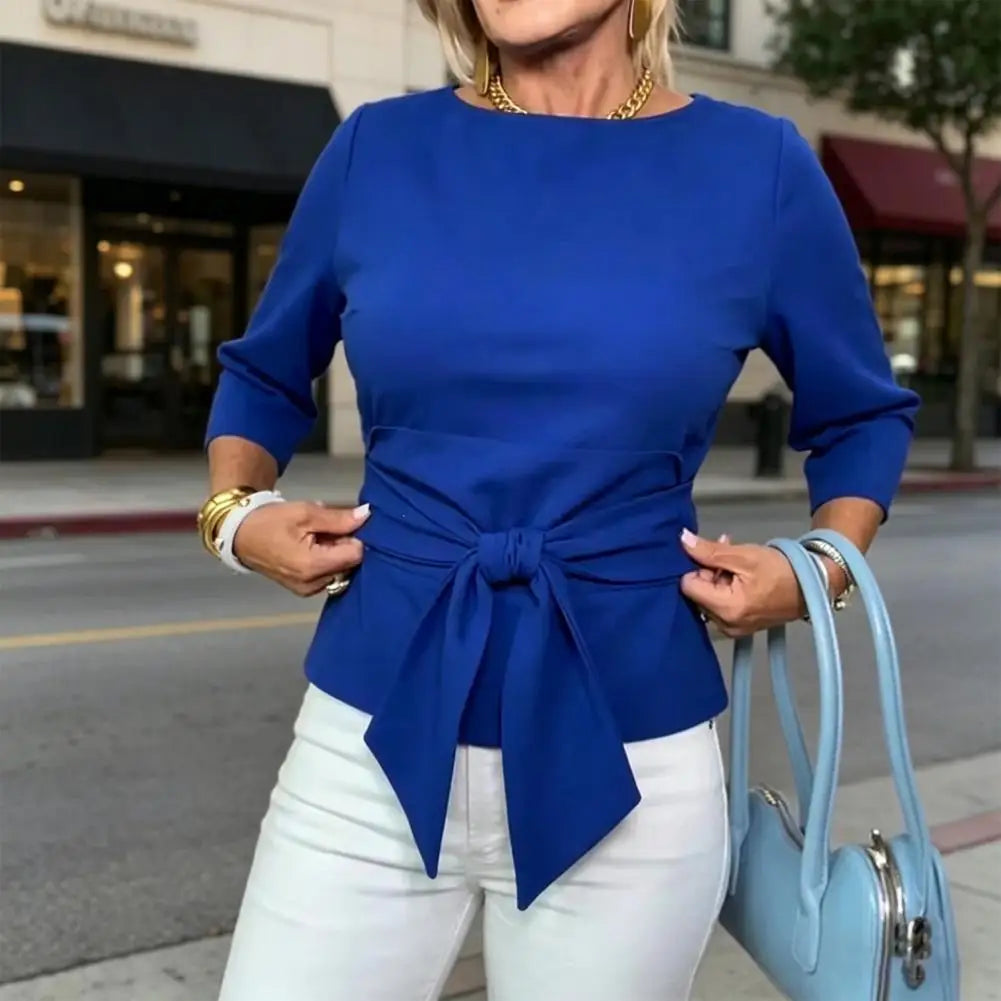 Daria™ | Stijlvolle Strik Taille Top