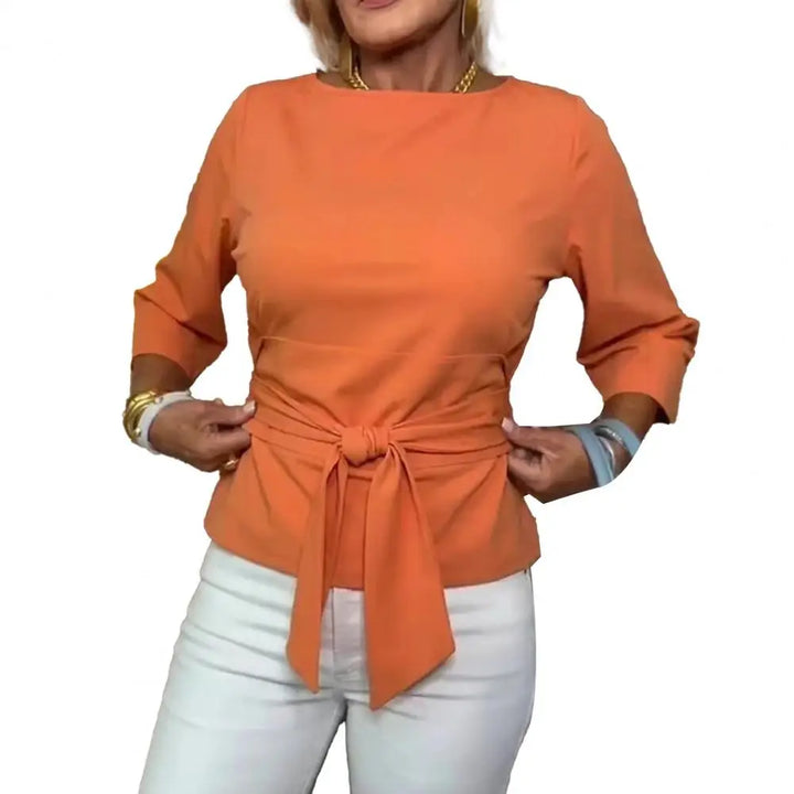 Daria™ | Stijlvolle Strik Taille Top